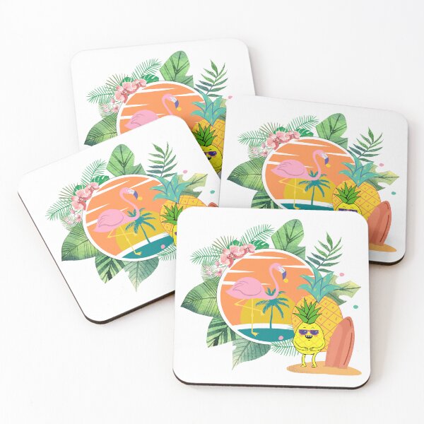 Item preview, Summer Patterns With Flamingos And Pineapples designed and sold by ichirochen.