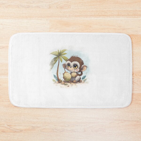 Item preview, Coconut Fun with a Beach Monkey designed and sold by hudaG.