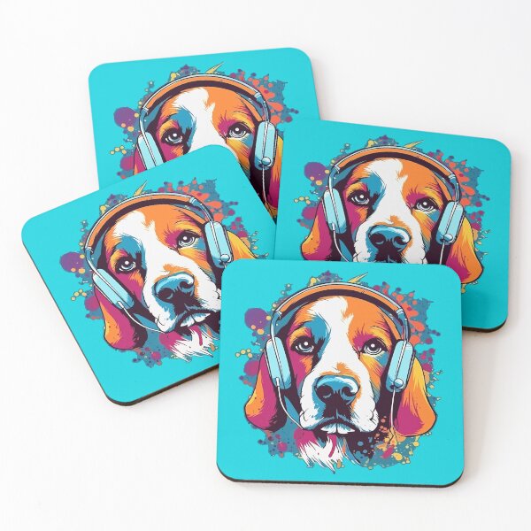 Item preview, Beagle Music Lover II - A Relaxing Design for Dog Owners designed and sold by brindled.