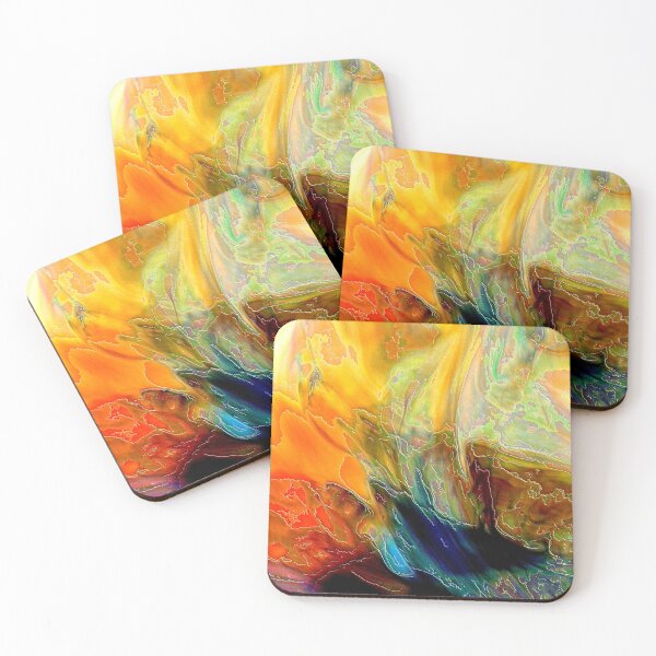 Item preview,  Blended Sunrise Paint Art Print  designed and sold by SunshineSales.