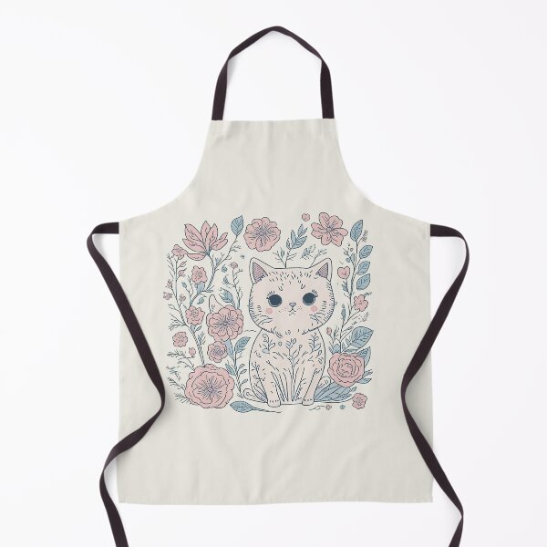 Item preview, Neko Cat With Flowers designed and sold by pigipeach.