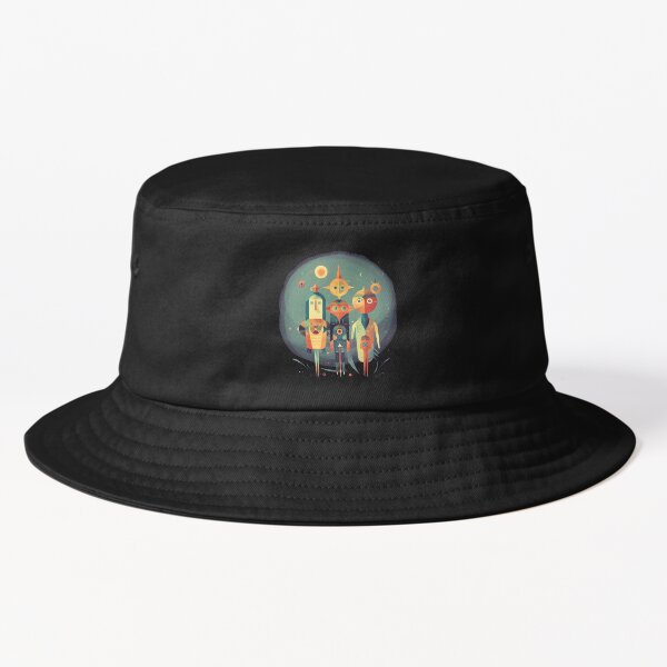 Paisley Boonie Bucket Hat Sun Hat Tribal Aztec Ikat Style Funky