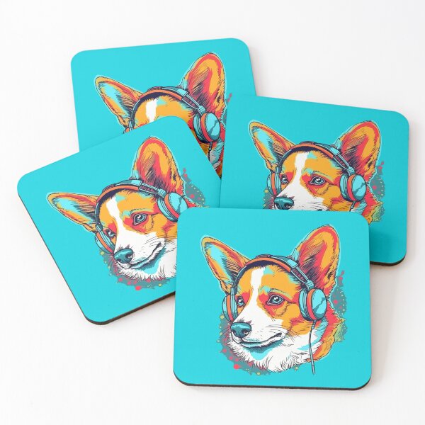 Item preview, Corgi Music Lover - A Relaxing Design for Dog Owners designed and sold by brindled.
