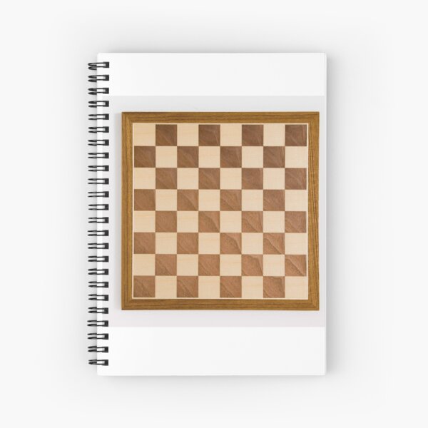 Chess board, playing chess, any convenient place Spiral Notebook