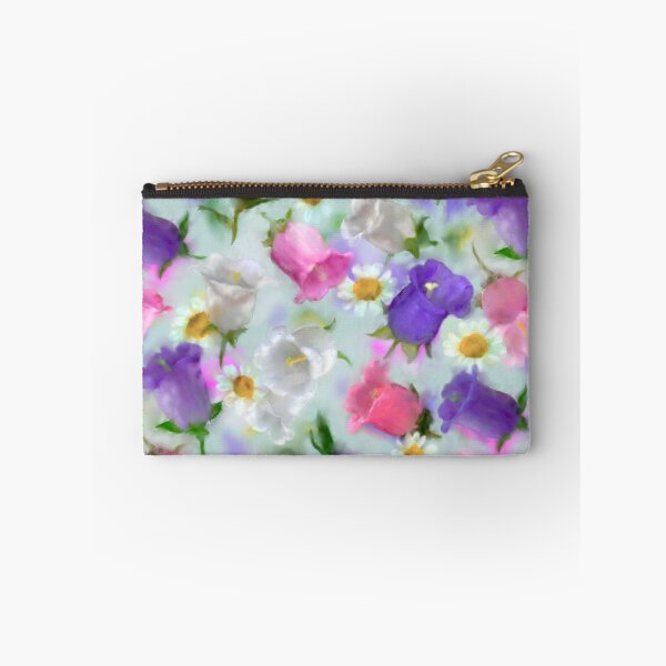 Item preview, Daisies Campanula Bell Flowers Watercolor Pattern  Design  designed and sold by Tina Veenstra.