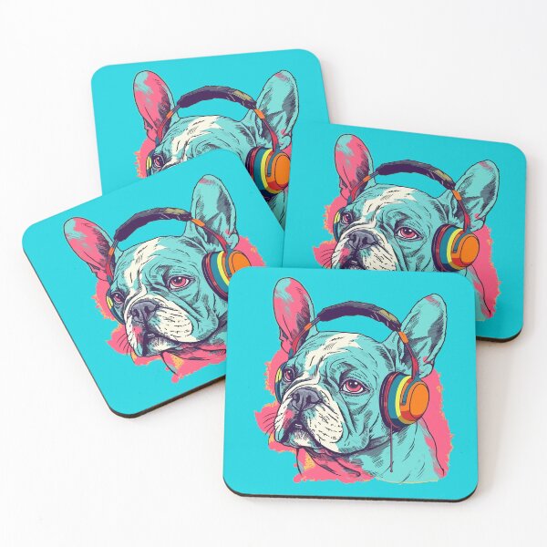 Item preview, French Bulldog Music Lover - A Relaxing Design for Dog Owners designed and sold by brindled.