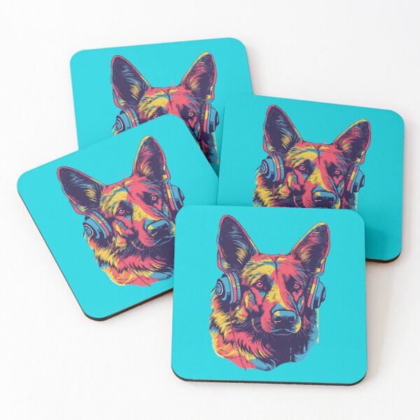 Item preview, German Shepherd Music Lover - A Relaxing Design for Dog Owners designed and sold by brindled.