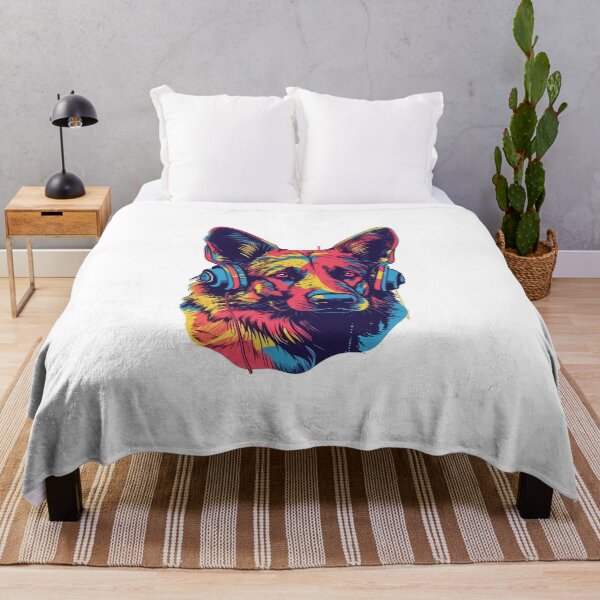 Item preview, German Shepherd Music Lover - A Relaxing Design for Dog Owners designed and sold by brindled.