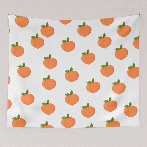 Item preview, Peach aesthetic Illustration Pattern. designed and sold by PlantKind.