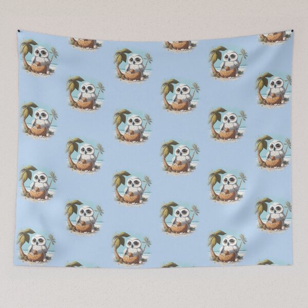 Item preview, Tropical Owl Paradise designed and sold by hudaG.