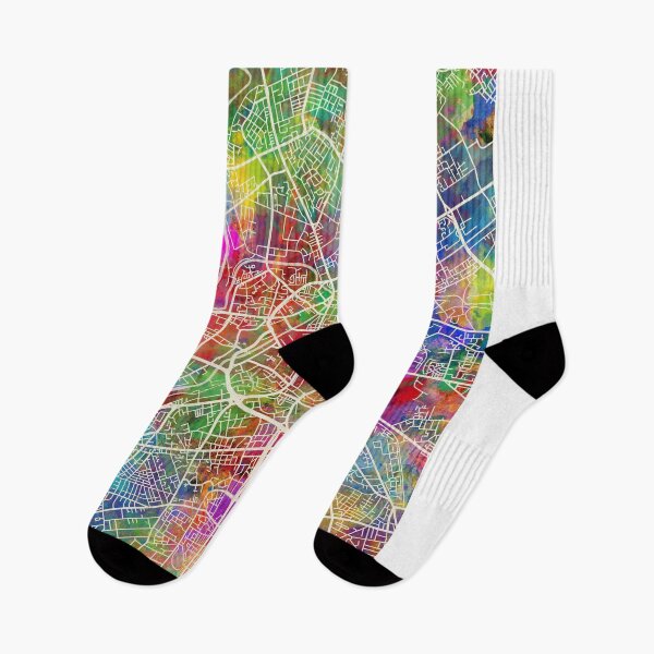 Item preview, Manchester England City Map designed and sold by ArtPrints.