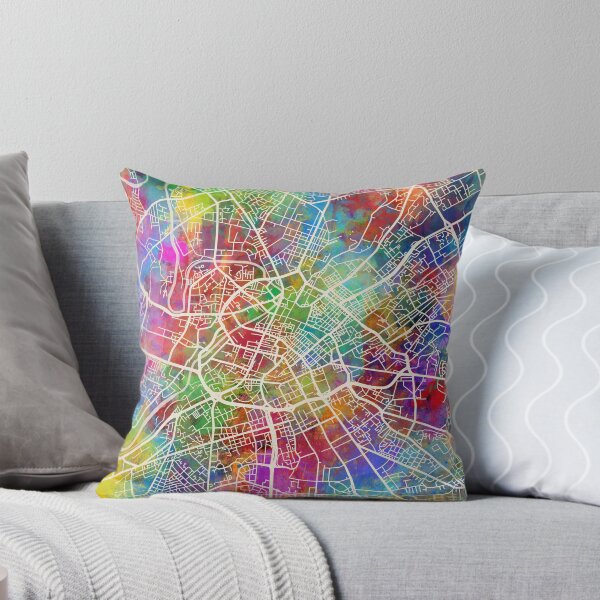 Item preview, Manchester England City Map designed and sold by ArtPrints.