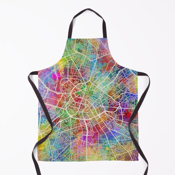 Item preview, Manchester England City Map designed and sold by ArtPrints.