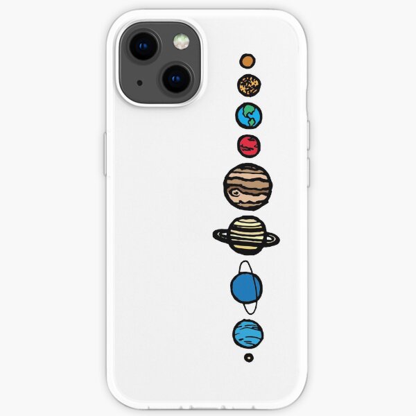 Planets Colour iPhone Soft Case