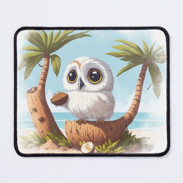 Item preview, Beachside Owl Bliss designed and sold by hudaG.