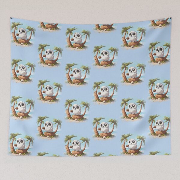 Item preview, Beachside Owl Bliss designed and sold by hudaG.