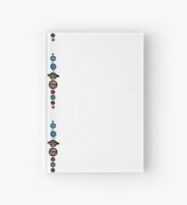 Cuaderno de tapa dura Planetas de colores