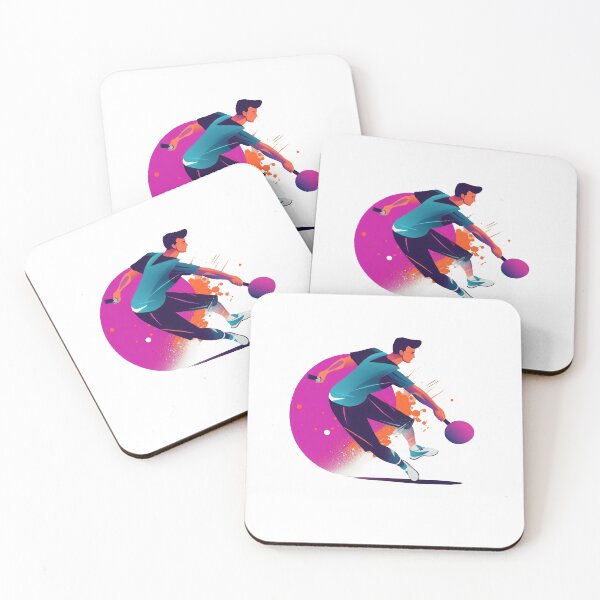 Item preview, Ping Pong Player Silhouette designed and sold by lessyun.