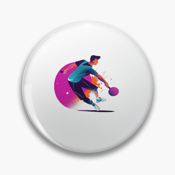 Item preview, Ping Pong Player Silhouette designed and sold by lessyun.