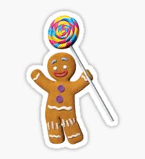 gingerbread man Sticker