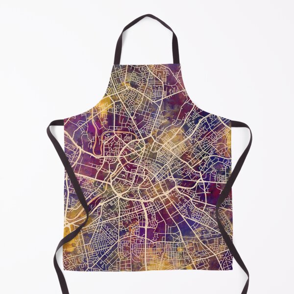 Item preview, Manchester England City Map designed and sold by ArtPrints.