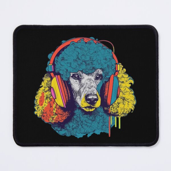 Item preview, Poodle Music Lover - A Relaxing Design for Dog Owners designed and sold by brindled.