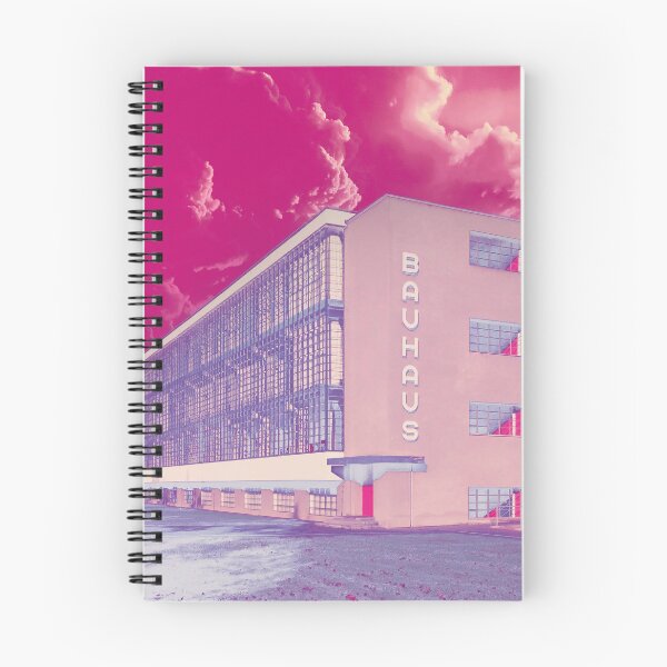 Item preview, Bauhaus Dessau, modern architecture, pink designed and sold by Mauswohn.