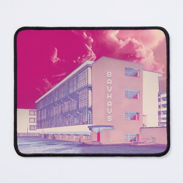 Item preview, Bauhaus Dessau, modern architecture, pink designed and sold by Mauswohn.