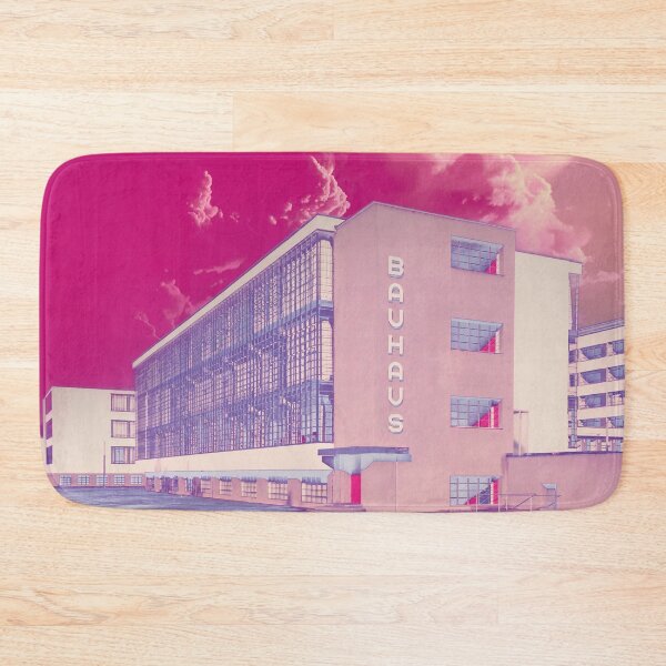 Item preview, Bauhaus Dessau, modern architecture, pink designed and sold by Mauswohn.