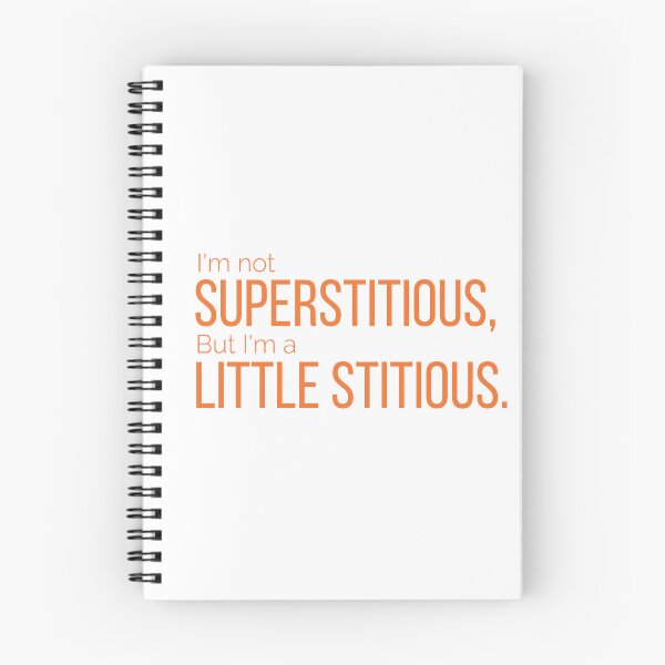 Item preview, I'm not superstitious, but I'm a little stitious designed and sold by AwesomeTrends.