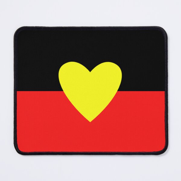 Item preview, Australian Aboriginal Heart Flag designed and sold by HappyArts90.