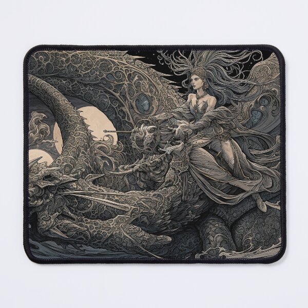 Item preview, the dragon  warrior rider-china-cool-the warrior-fighter-dragon-fantasy-fire-fight designed and sold by Hermossa-Art.