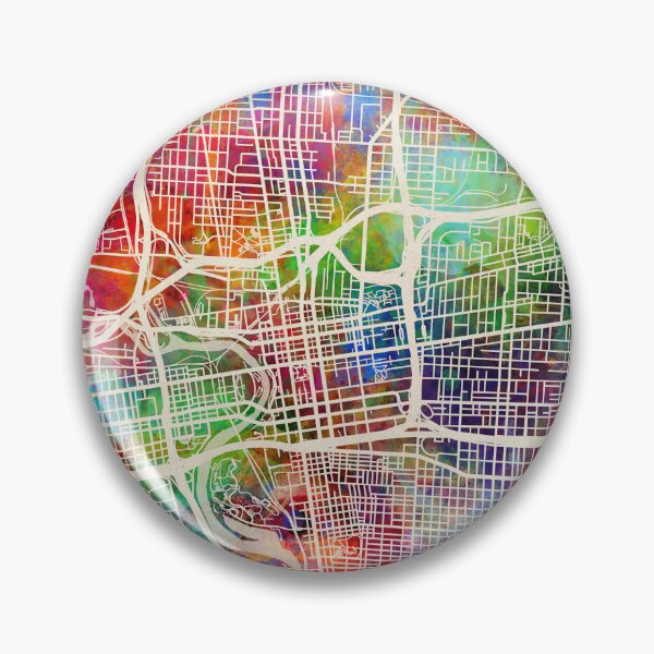 Item preview, Columbus Ohio City Street Map designed and sold by ArtPrints.