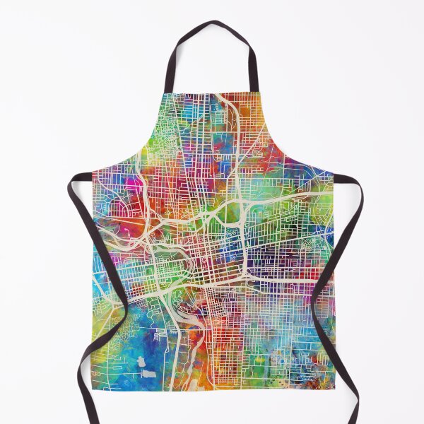 Artikelvorschau, Columbus Ohio City Street Map entworfen und verkauft von ArtPrints.