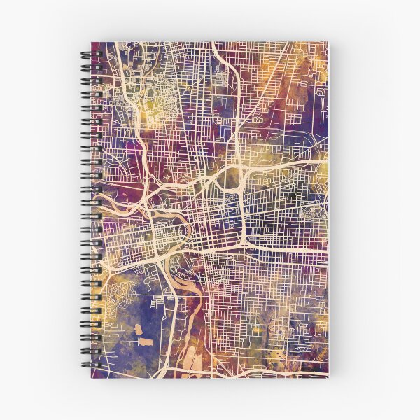 Item preview, Columbus Ohio City Street Map designed and sold by ArtPrints.