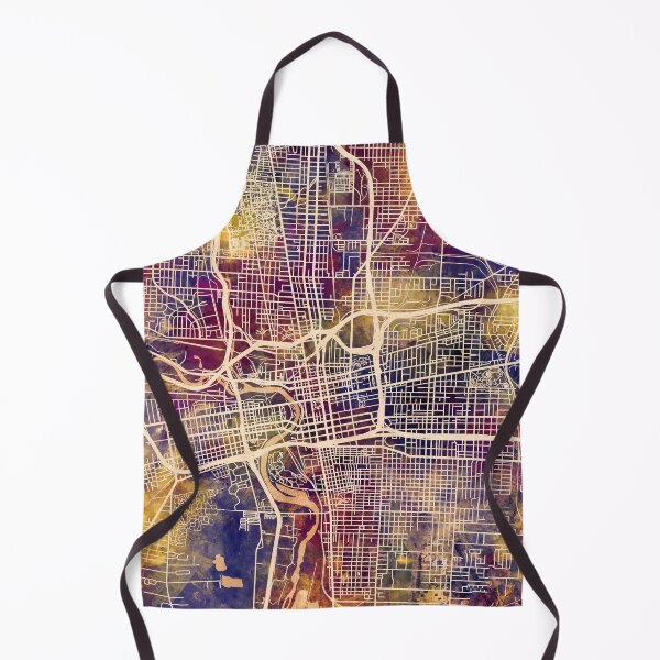 Item preview, Columbus Ohio City Street Map designed and sold by ArtPrints.