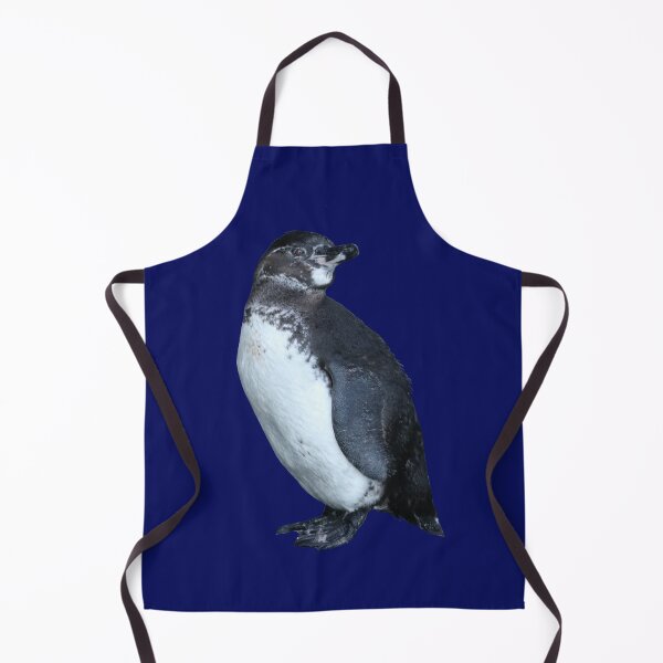 Item preview, Dark Blue #060D5B But am I looking at you? Cute Galapagos Penguin  designed and sold by SBPenguins.