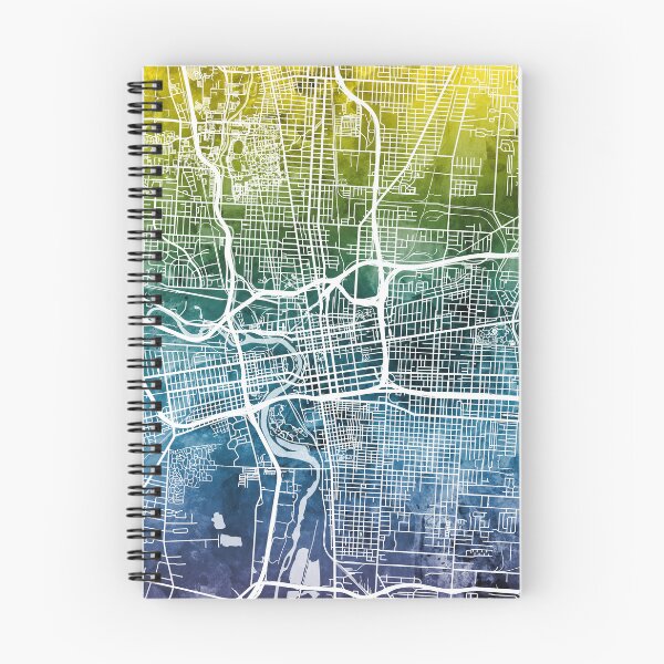 Item preview, Columbus Ohio City Street Map designed and sold by ArtPrints.