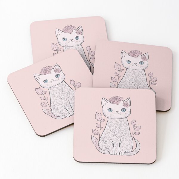 Item preview, Pink Rosy Cat designed and sold by pigipeach.