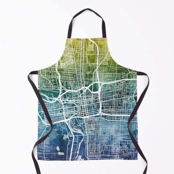 Item preview, Columbus Ohio City Street Map designed and sold by ArtPrints.