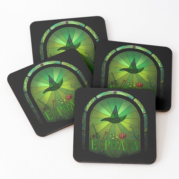 Item preview, Elphaba stained glass artwork designed and sold by saralaceylg.