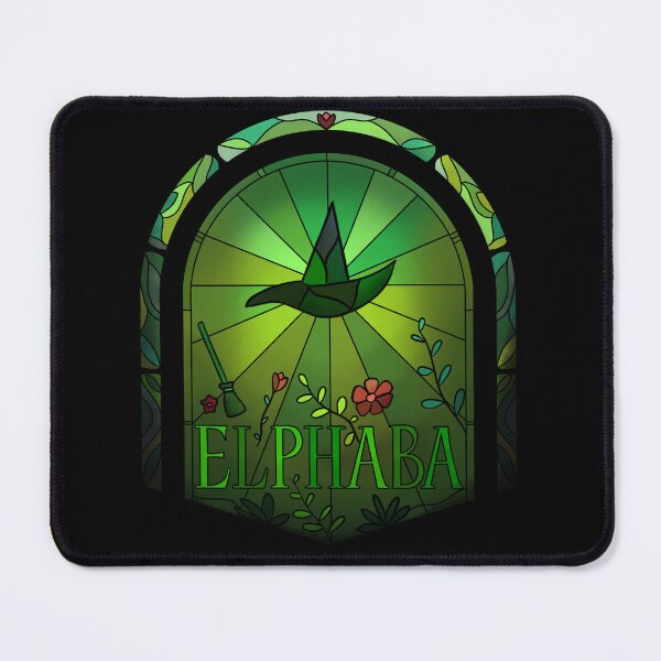 Item preview, Elphaba stained glass artwork designed and sold by saralaceylg.