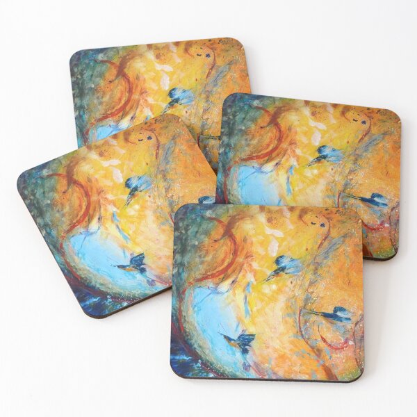 Item preview, kingfisher in flight designed and sold by Debra Dougherty.
