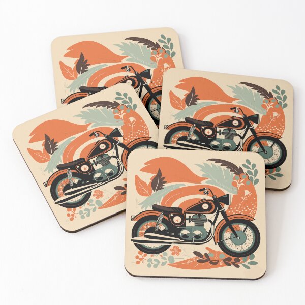 Item preview, Classic motorcycle designed and sold by SleepySquirrel.
