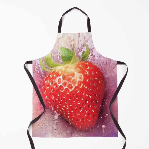 Item preview, Strawberry Splash Watercolor Burst designed and sold by Paintings By Simon .