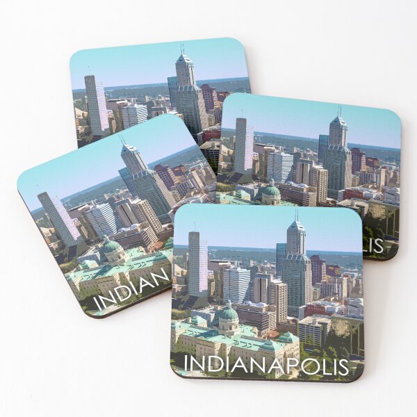 Item preview, Indianapolis, Indiana, USA, Travel Print designed and sold by summattodraw.