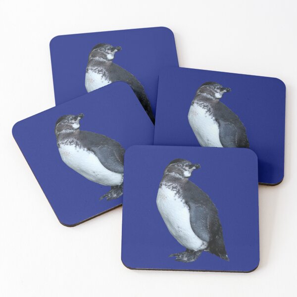 Artikelvorschau, Blue #0F1D7B But am I looking at you? Cute Galapagos Penguin  entworfen und verkauft von SBPenguins.