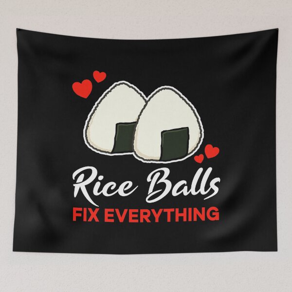 Item preview, Rice Balls fix everything saying designed and sold by jonmlam.