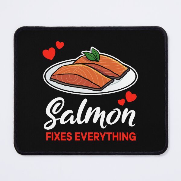 Item preview, Salmon fixes everything saying designed and sold by jonmlam.