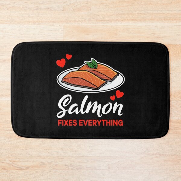 Item preview, Salmon fixes everything saying designed and sold by jonmlam.